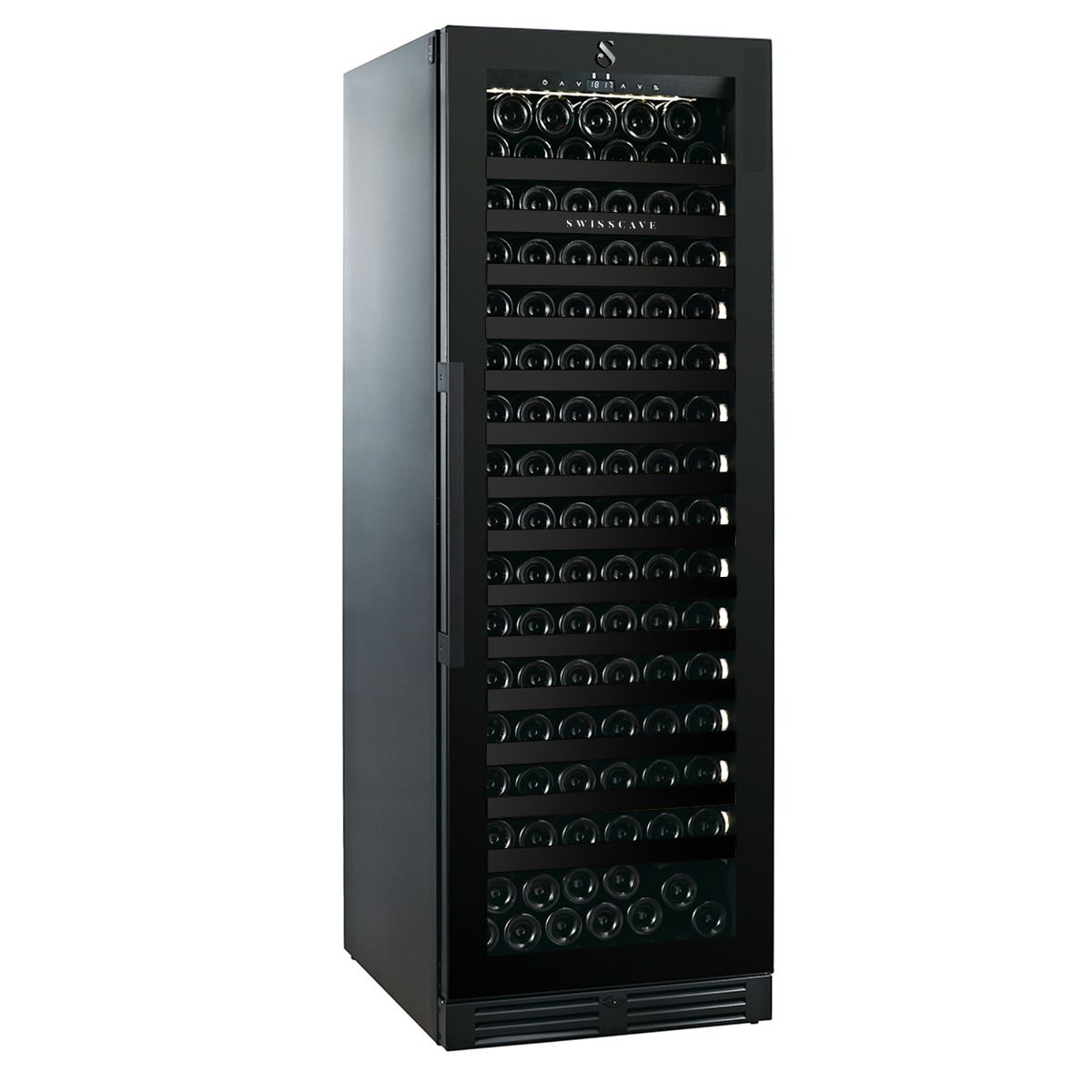 Exchangable pull-out front panels for wine coolers
