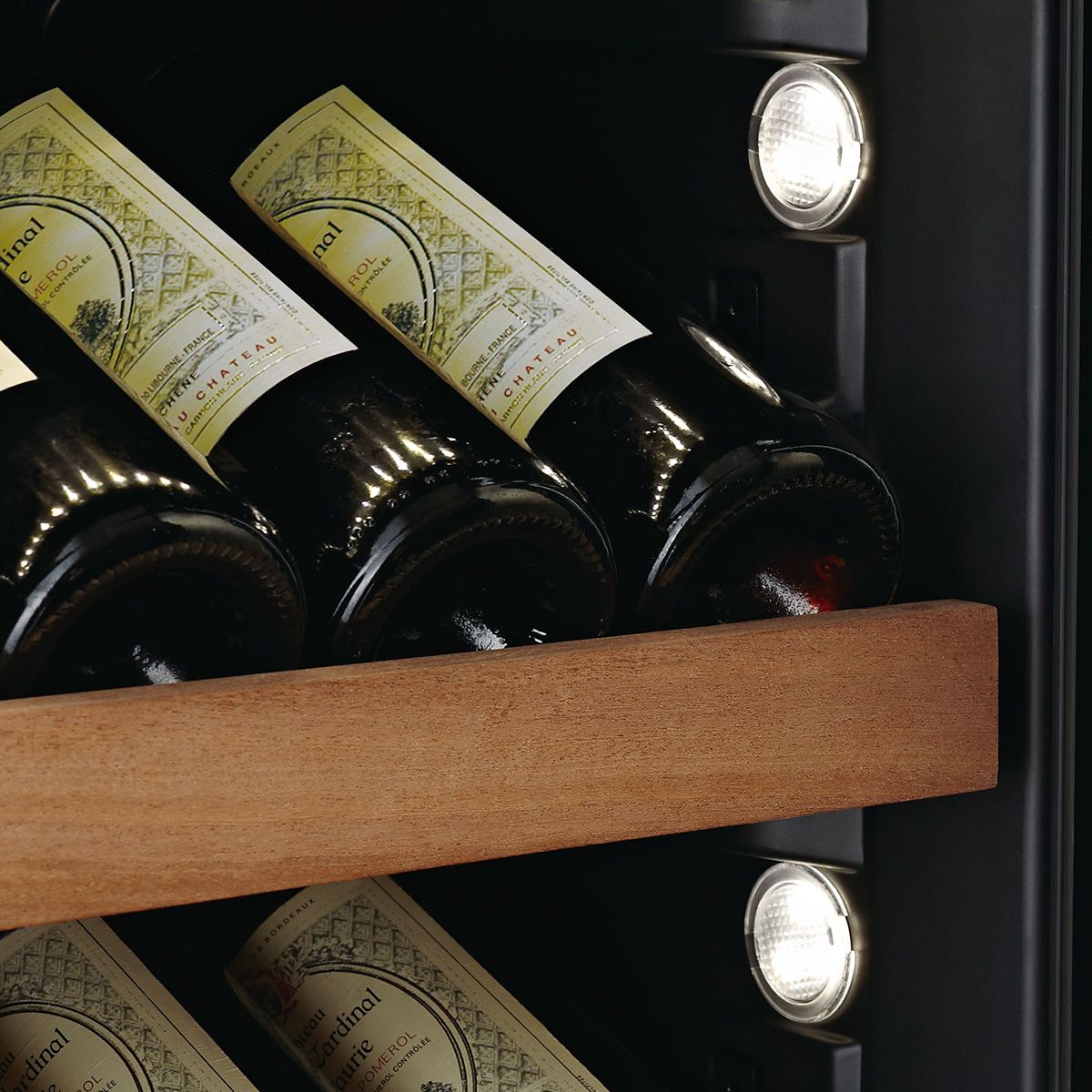 WLB-460DFLD-MIX dual zone wine cooler | 172cm | 144 bottles
