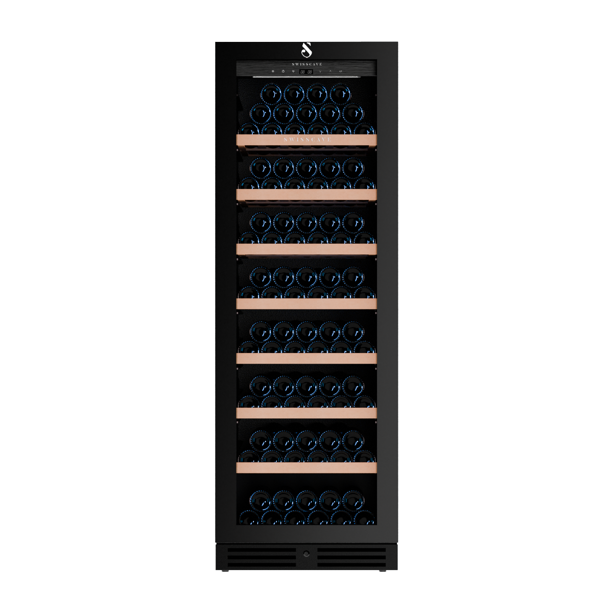 SWISSCAVE CLASSIC EDITION WLB-455F Weinlagerschrank – Frontansicht mit Glastür