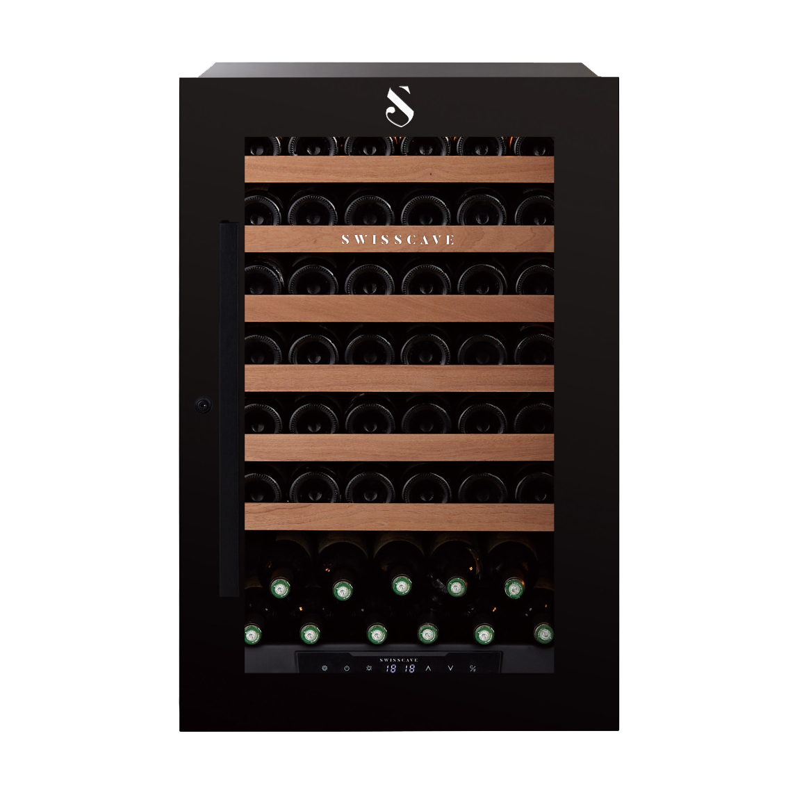 DEMO -25% | WLI-160F single zone wine cooler | 88 cm | 45 bottles | Built-in