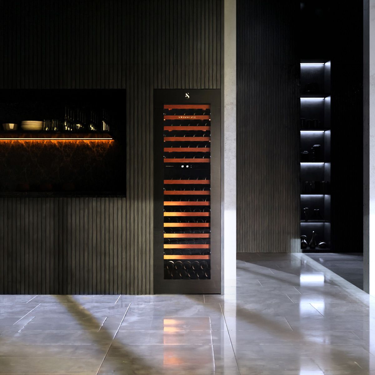 SWISSCAVE WIB-178DF LUXURY KITCHEN EDITION im Küchenumfeld