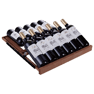 Sapele wood Display Shelves for Burgundy bottles empty (WLX-360X/460X)