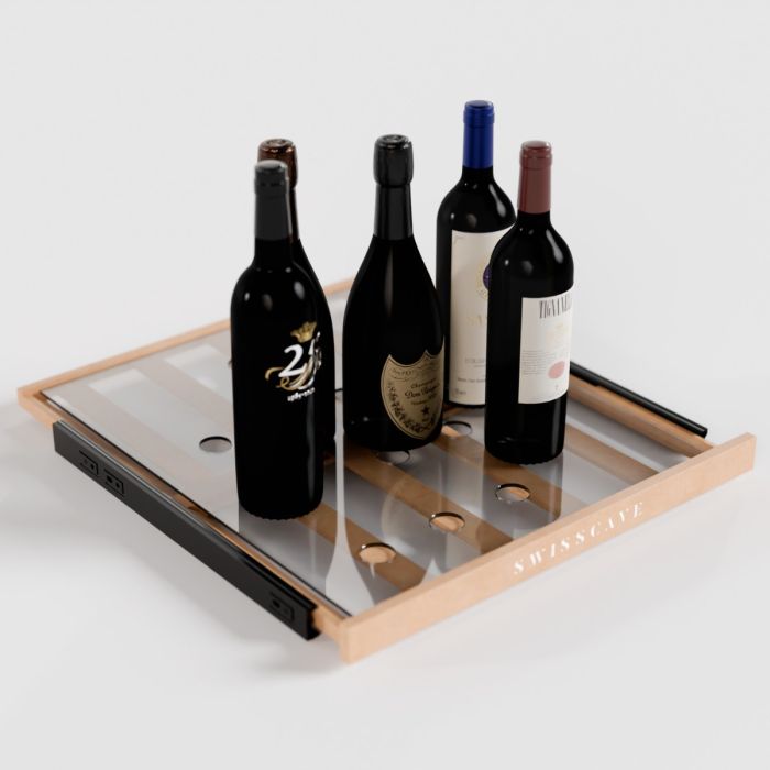 SWISSCAVE Glass Shelf in wine cooler