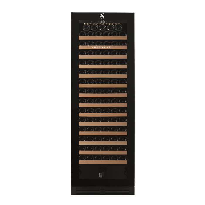 SWISSCAVE PREMIUM EDITION WLB-460FHU-MIX Weinkühlschrank – Frontansicht mit Glastür
