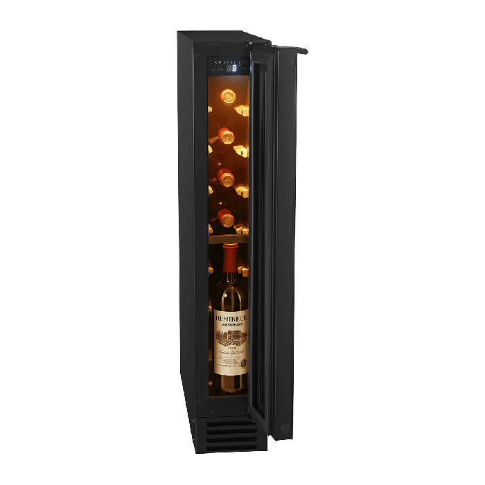 SWISSCAVE LUXURY KITCHEN EDITION WLU-30F – leicht seitliche Einbauansicht