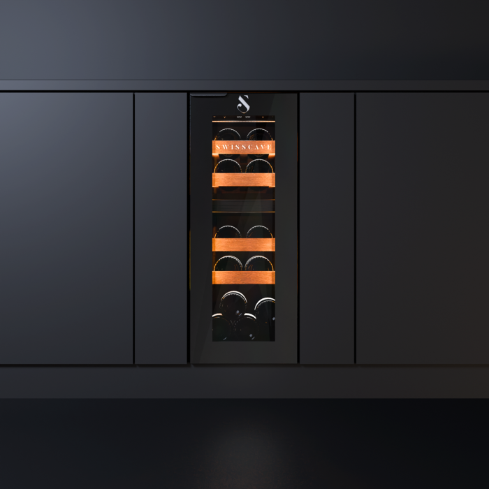 SWISSCAVE LUXURY KITCHEN EDITION WUB-30DF eingebaut in moderner Küche