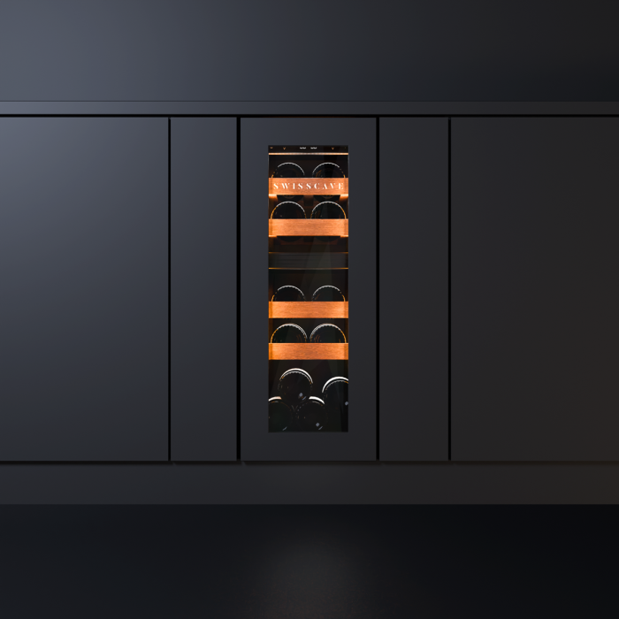 SWISSCAVE LUXURY KITCHEN EDITION WUB-30DFP eingebaut in moderner Küche