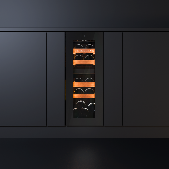 SWISSCAVE LUXURY KITCHEN EDITION WUB-30DFT eingebaut in moderner Küche