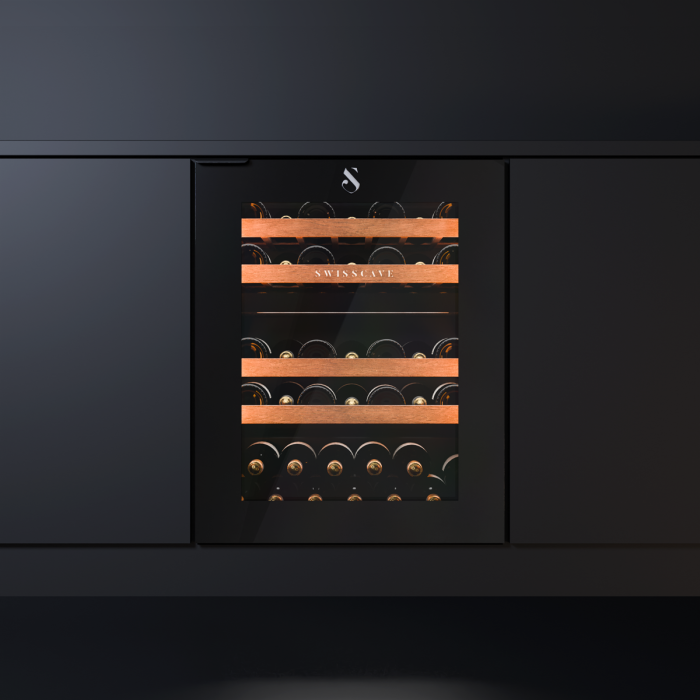 SWISSCAVE LUXURY KITCHEN EDITION WUB-60DF eingebaut in moderner Küche