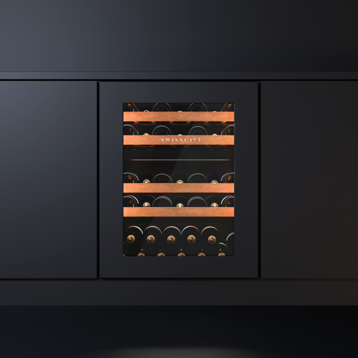 SWISSCAVE LUXURY KITCHEN EDITION WUB-60DFP eingebaut in moderner Küche