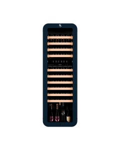 WLB-320DF-BLACK dual zone wine cooler | 160cm | 68 bottles