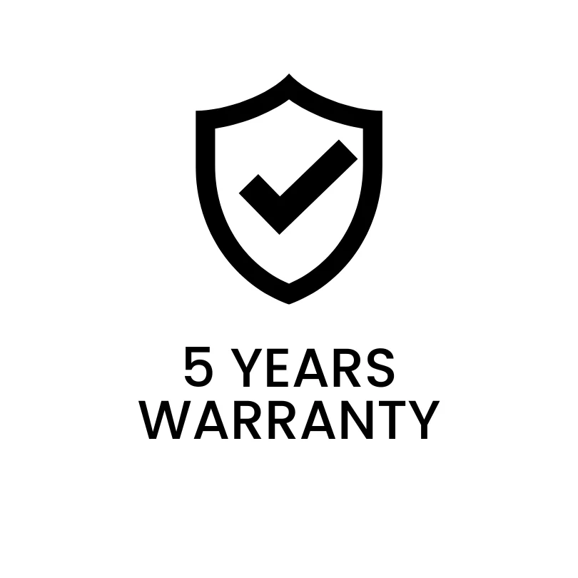 Up to 5-year warranty